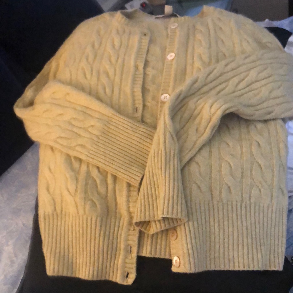 Cable Knit Cream Sweater